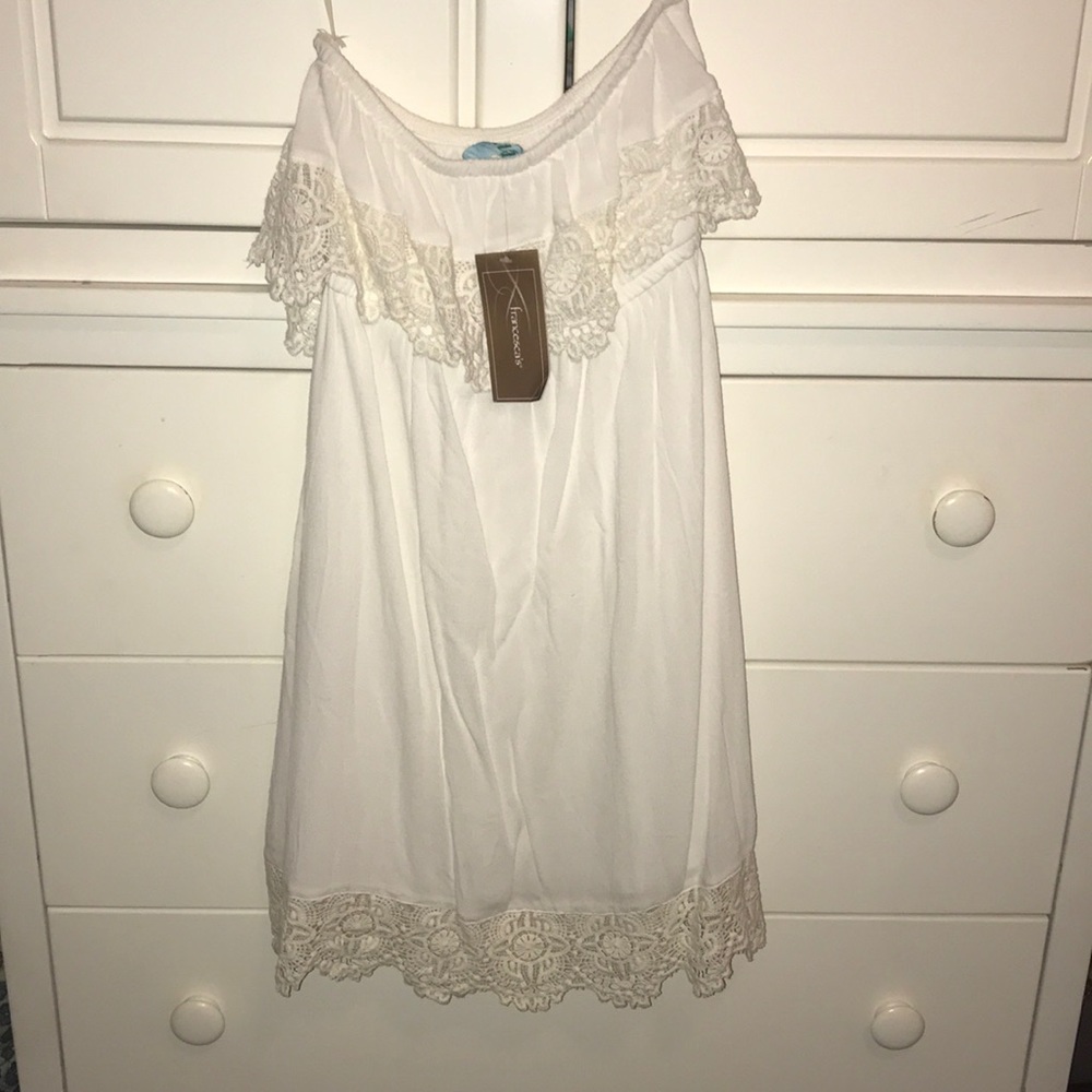 Strapless dress